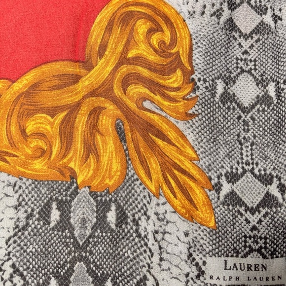 Ralph Lauren vintage baroque silk wrap - Picture 12 of 17